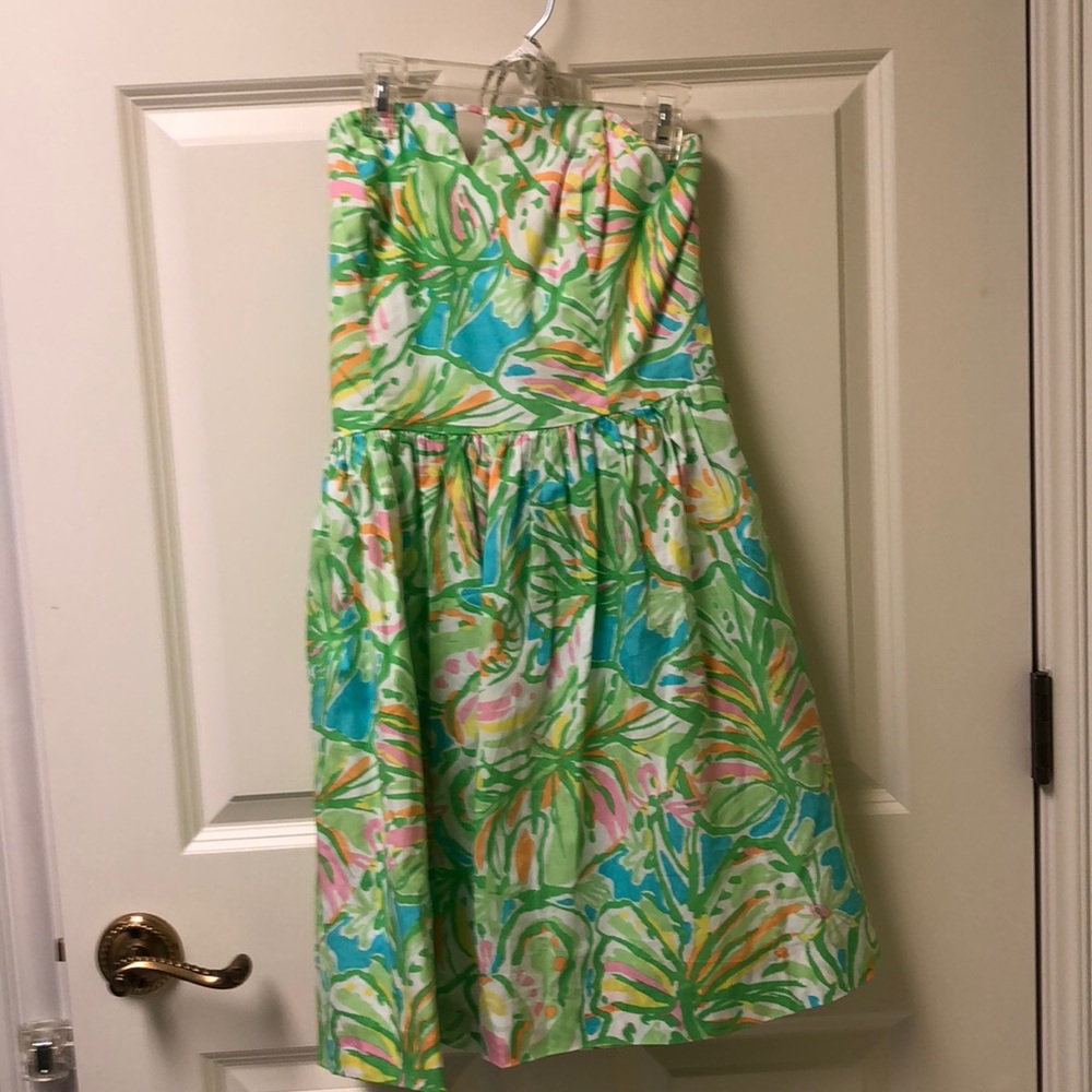Lilly Pulitzer strapless dress